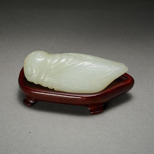 18TH 19TH C CHINESE CARVED PALE 37e431