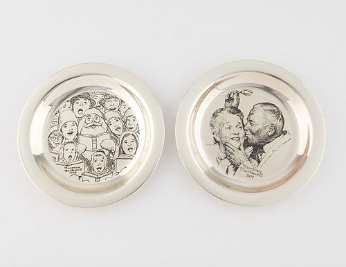 2 NORMAN ROCKWELL STERLING SILVER 37e628
