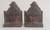 PAIR OF CONNECTICUT FOUNDRY CO. BRONZE