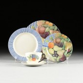 A FORTY PIECE GIEN PORCELAIN LUNCHEON