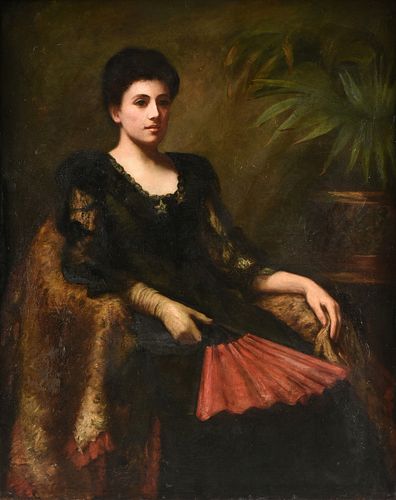 A LATE VICTORIAN PAINTING PORTRAIT 381137