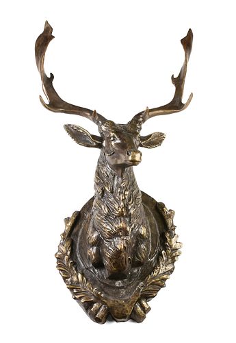 A LOUIS XIV STYLE PATINATED BRONZE 38115a