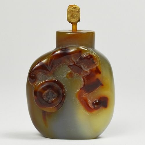 CHINESE QING AGATE SNUFF BOTTLEChinese 3812fc