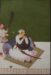 INDO PERSIAN 18TH C. ILLUMINATED PAGE