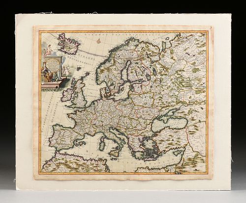 AN ANTIQUE MAP ACCURATISSIMA 38149f