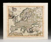 AN ANTIQUE MAP, ACCURATISSIMA EUROPæ,