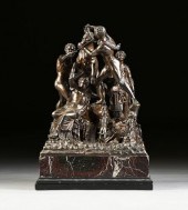 AN ITALIAN BRONZE GROUP OF THE 3814a8