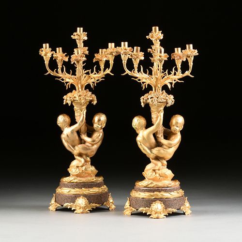 A PAIR OF PALATIAL LOUIS XV STYLE 3814f0