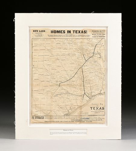AN ANTIQUE PROMOTIONAL MAP CORRECT 381523