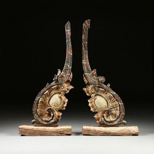 A PAIR OF LARGE ITALIAN ROCOCO 38152a
