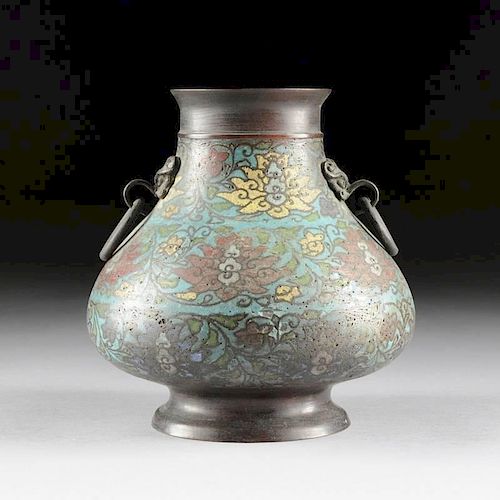 A CHINESE ARCHAISTIC STYLE CLOISONN  381ca4