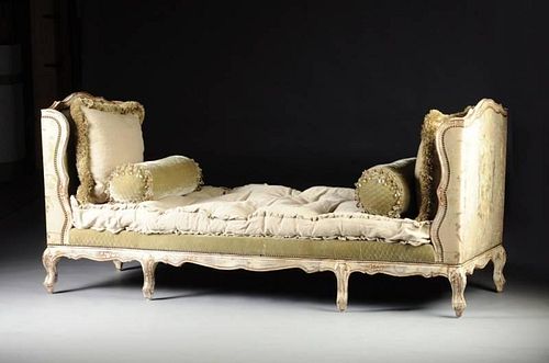A LOUIS XV STYLE WHITE PAINTED 381d0a