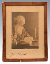 J. EDWARD B. GREENE PHOTO OF JOHN BURROUGHS,