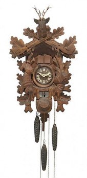 EARLY 20TH C BLACK FOREST CUCKOO CLOCK,
