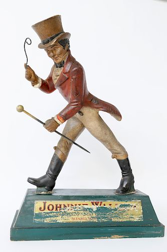 JOHNNIE WALKER CARVED AND PAINTED 380052