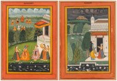 A PAIR OF INDIAN PAINTINGS, 19TH CENTURYA