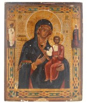EARLY 19TH CENTURY RUSSIAN ICON OF THE