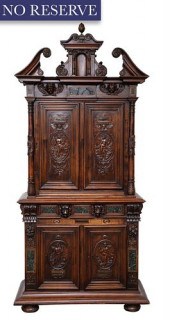 A FRENCH STAINED OAK RENAISSANCE REVIVAL 380522