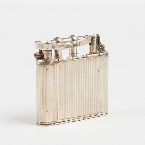 DUNHILL SILVER PLATED LIGHTER WITH 380659