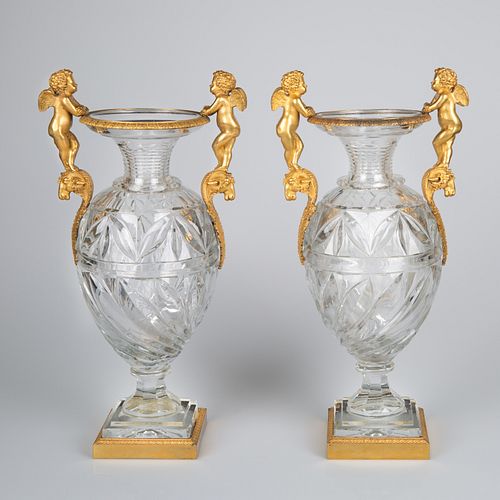 A PAIR OF FRENCH OR RUSSIAN ORMOLU MOUNTED 3806ee