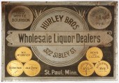 LARGE 20TH C. HURLEY BROS. WHOLESALE