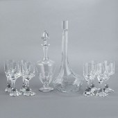 GROUP OF BACCARAT CRYSTAL GOBLETS 380a93