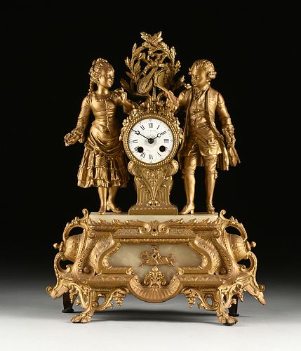 A FRENCH MOZART AND SISTER GILT 380b01