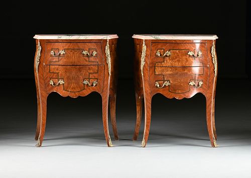 A PAIR OF LOUIS XV STYLE MARBLE 380cb5