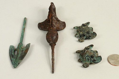 GROUP CHINESE BRONZE METAL OBJECTSGroup 383746