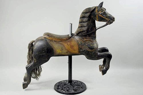 CARVED PAINTED CAROUSEL HORSE ORIGINAL 383be5