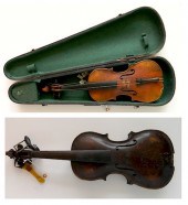 2 GERMAN VIOLINS2 German violins- 1.)