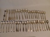 42 PIECES STERLING SILVER FLATWAREAssorted 384447