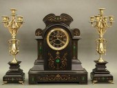 FRENCH MANTEL CLOCK AND   384ac0