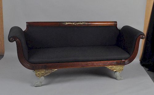NY CLASSICAL CARVED GILT PAINTED 383322