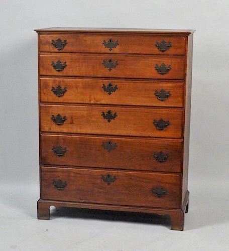 CHIPPENDALE CHERRYWOOD TALL CHESThaving 38349e