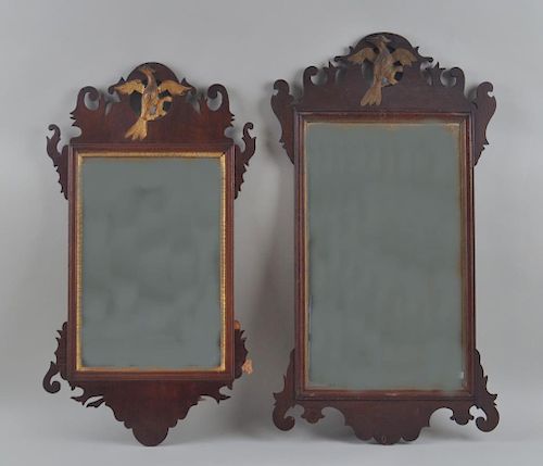 TWO AMERICAN CHIPPENDALE MIRRORSeach 3834bd