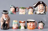 DOULTON & STAFFORDSHIRE TOBY MUGS COLLECTIONGrouping