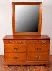 DOUBLE DRESSER WITH MIRRORSix drawers