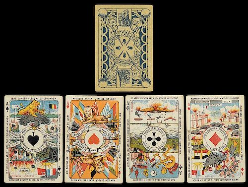 BIERMANS WORLD WAR I PLAYING CARDS Biermans 386317
