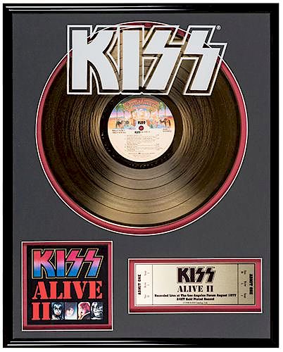 KISS ALIVE II 24KT GOLD PLATED 386969