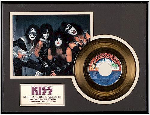 KISS ROCK AND ROLL ALL NITE 24KT 38696a