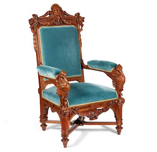 HERTER BROTHERS ARMCHAIR COMMISSIONED 386997
