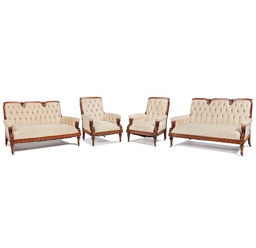 FOUR PIECE HERTER BROTHERS PARLOR 3869b1