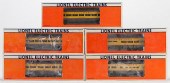 GROUP OF FIVE LIONEL ELECTRIC TRAIN