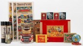 GROUP OF TIN BANKS, GAMES, AND OTHER