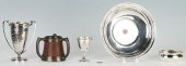 5 ANTIQUE TROPHIES INCL. STERLING SILVER,