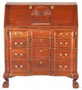 AMERICAN MAHOGANY BLOCK FRONT CHIPPENDALE 386fbd