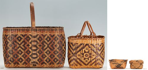 3 NATIVE AMERICAN BASKETS 1 OTHER1st 387071
