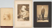 GROUP OF 3 ROBERT E. LEE CABINET CARD