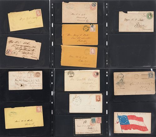 COLLECTION CIVIL WAR RELATED ENVELOPES 387097